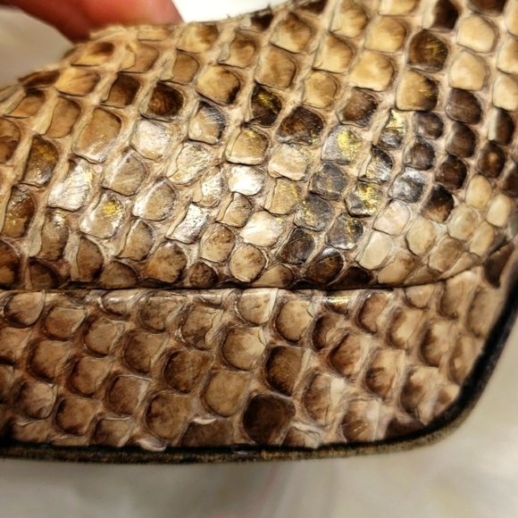 Stuart Weitzman snake open toe platform slingback 8M - Picture 4 of 9